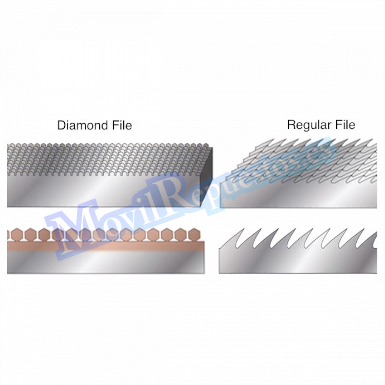 Lima Metal De Diamante 140x3mm 22