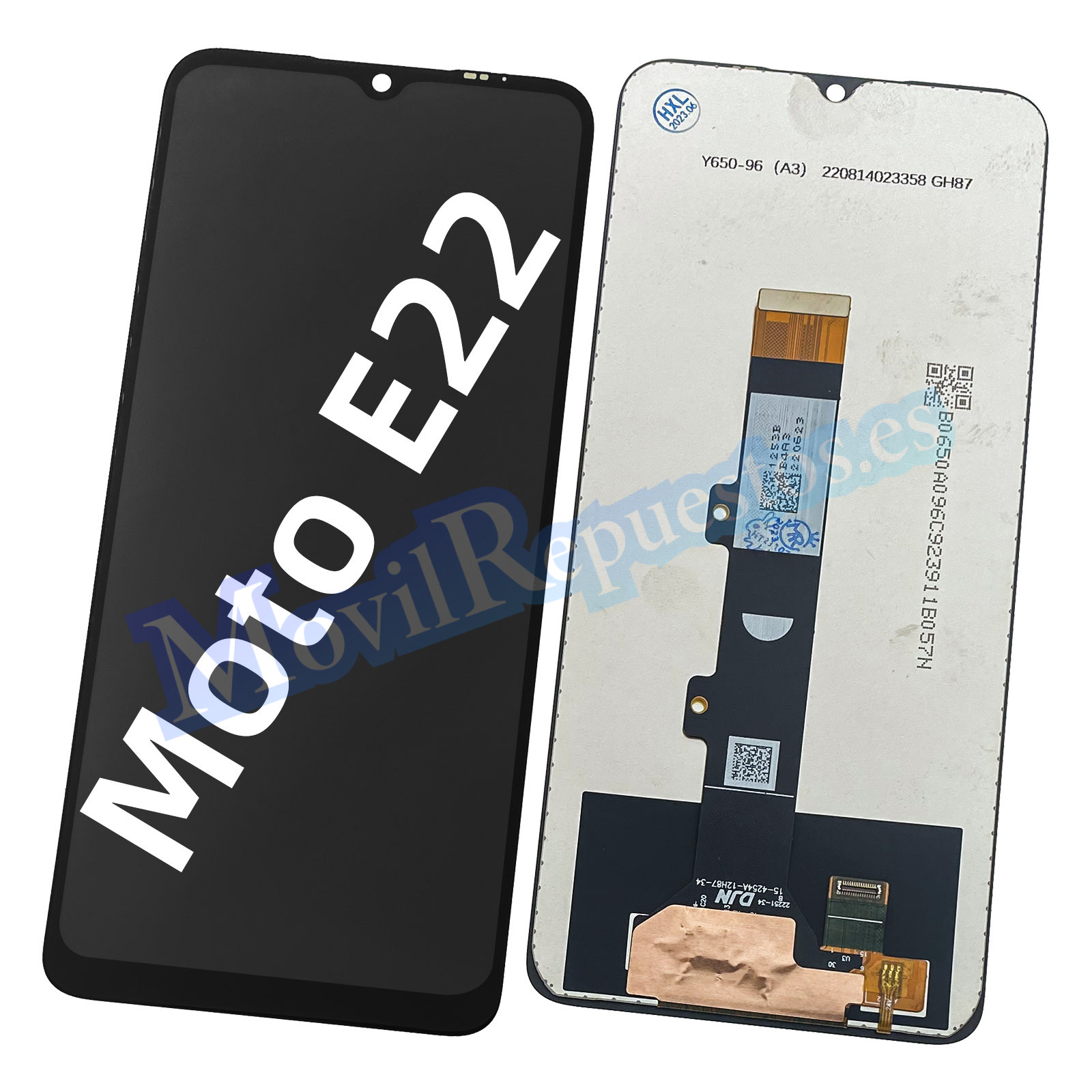 Pantalla Completa LCD Y Táctil para Moto E22 – Negro