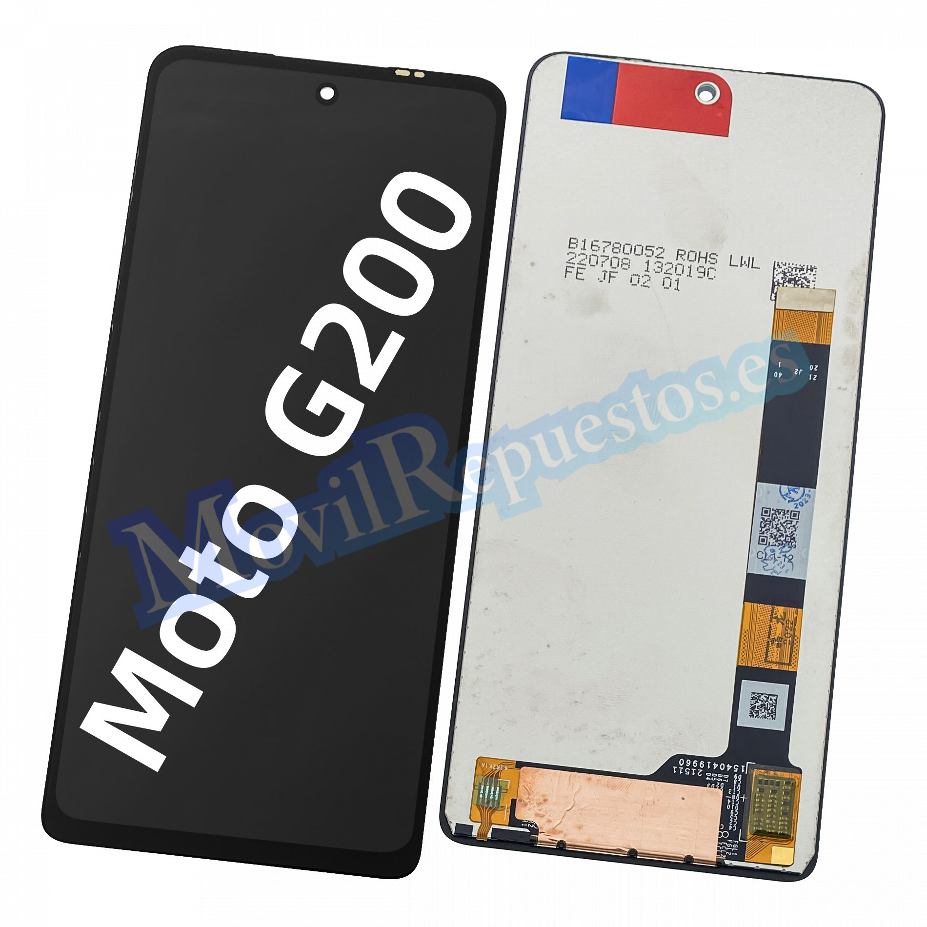 Pantalla Completa LCD Y Táctil para Moto G200 – Negro