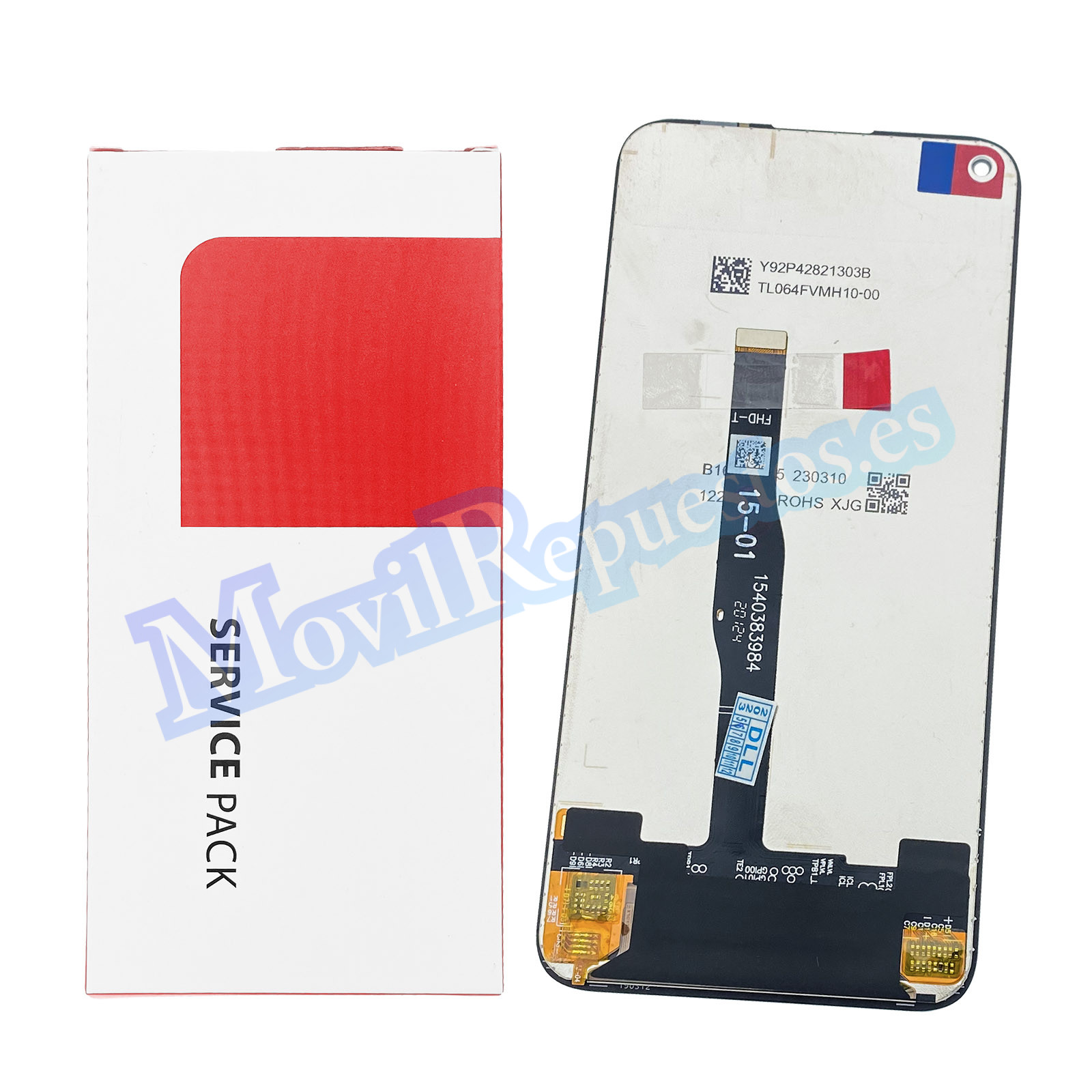 Pantalla Completa Original LCD Y Táctil para Huawei P40 Lite – Negro (Service Pack)