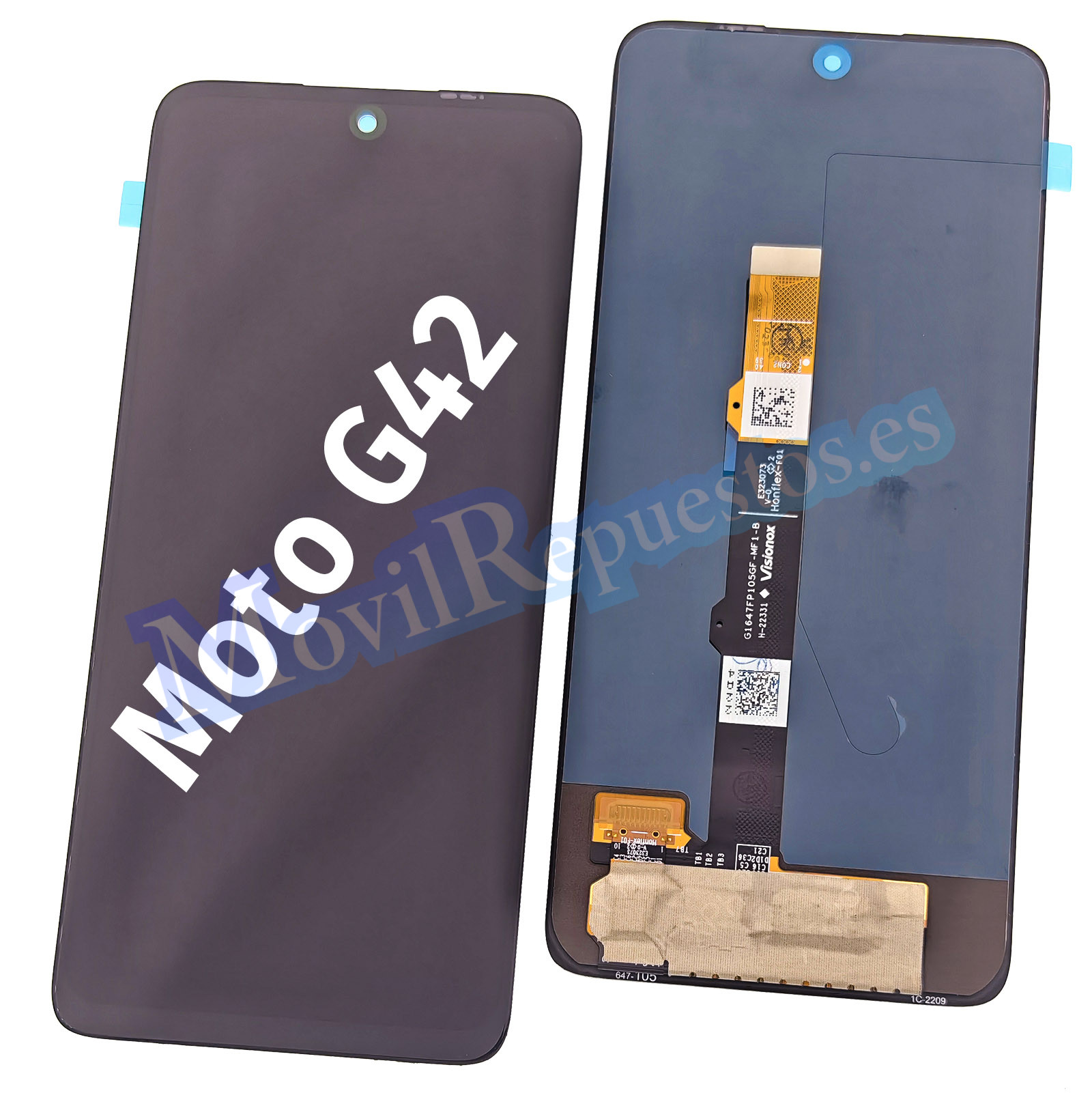 Custodia Peluche Coniglio Per Moto G42 - Morbida Con Orecchie E Strass - Nero