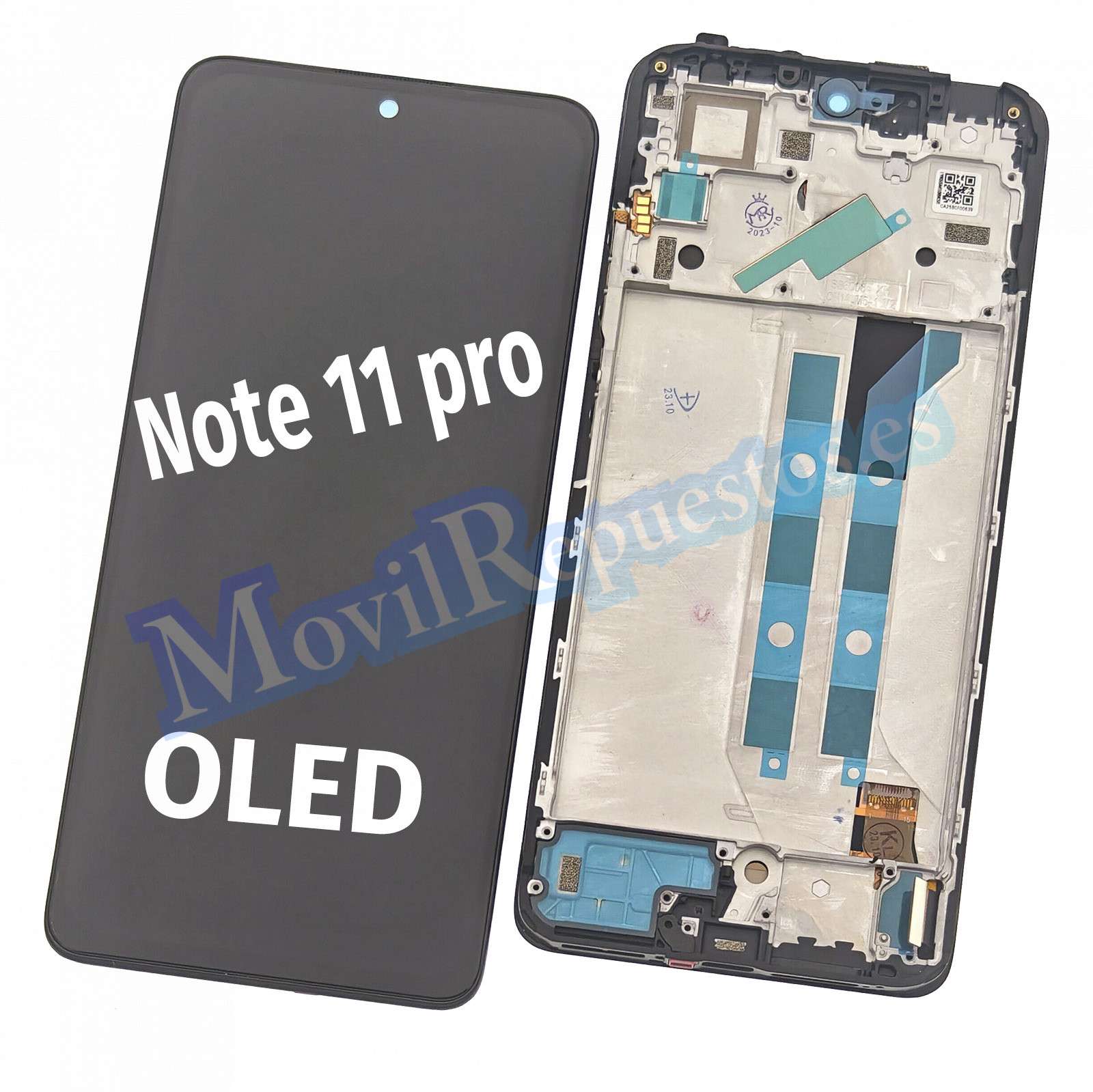 note 11 pro pantalla oled con marco