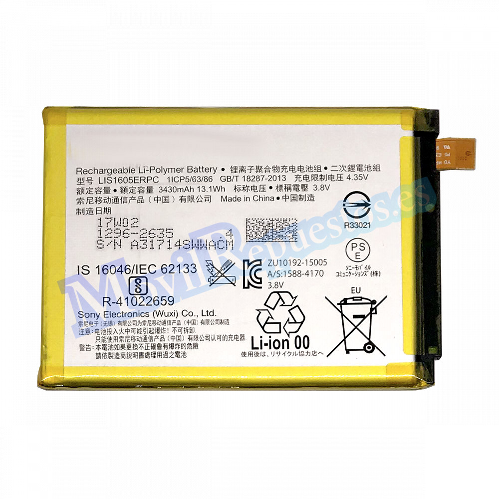 Batería-LIS1605ERPC-para-Sony-Xperia-Z5-Premium-E6853-E6883-De-3430mAh