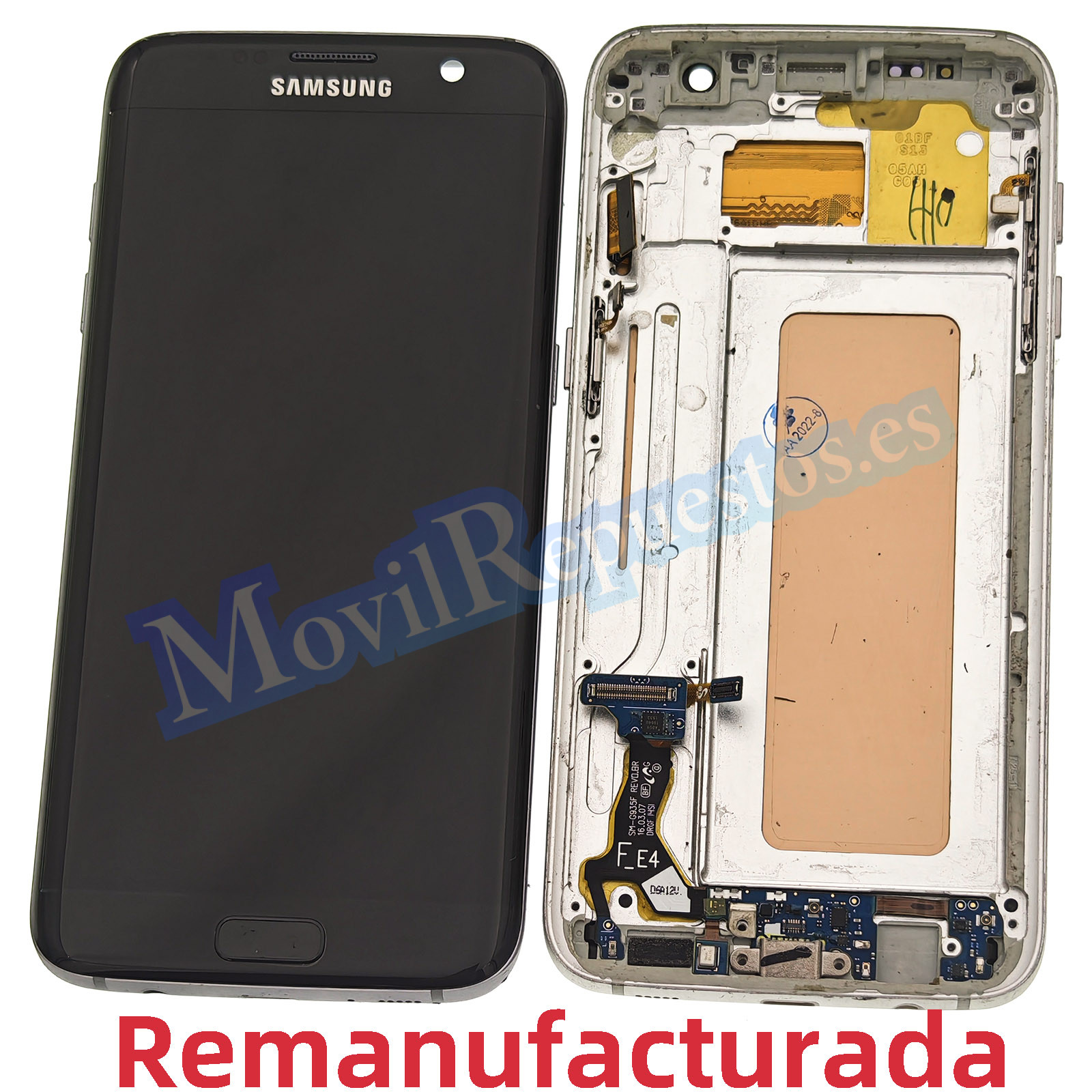 Pantalla Completa LCD Y Táctil para Samsung Galaxy S7 Edge G935F – Negro (Remanufacturada)