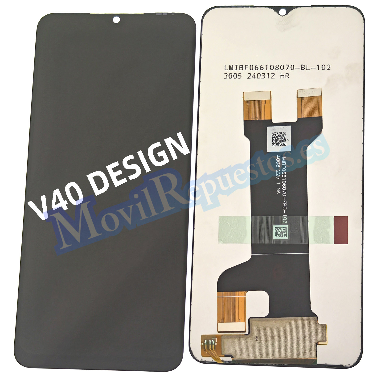 Pantalla Completa LCD Y Táctil para ZTE Blade V40 Design 8046 V50 Design 5G 8150 – Negro