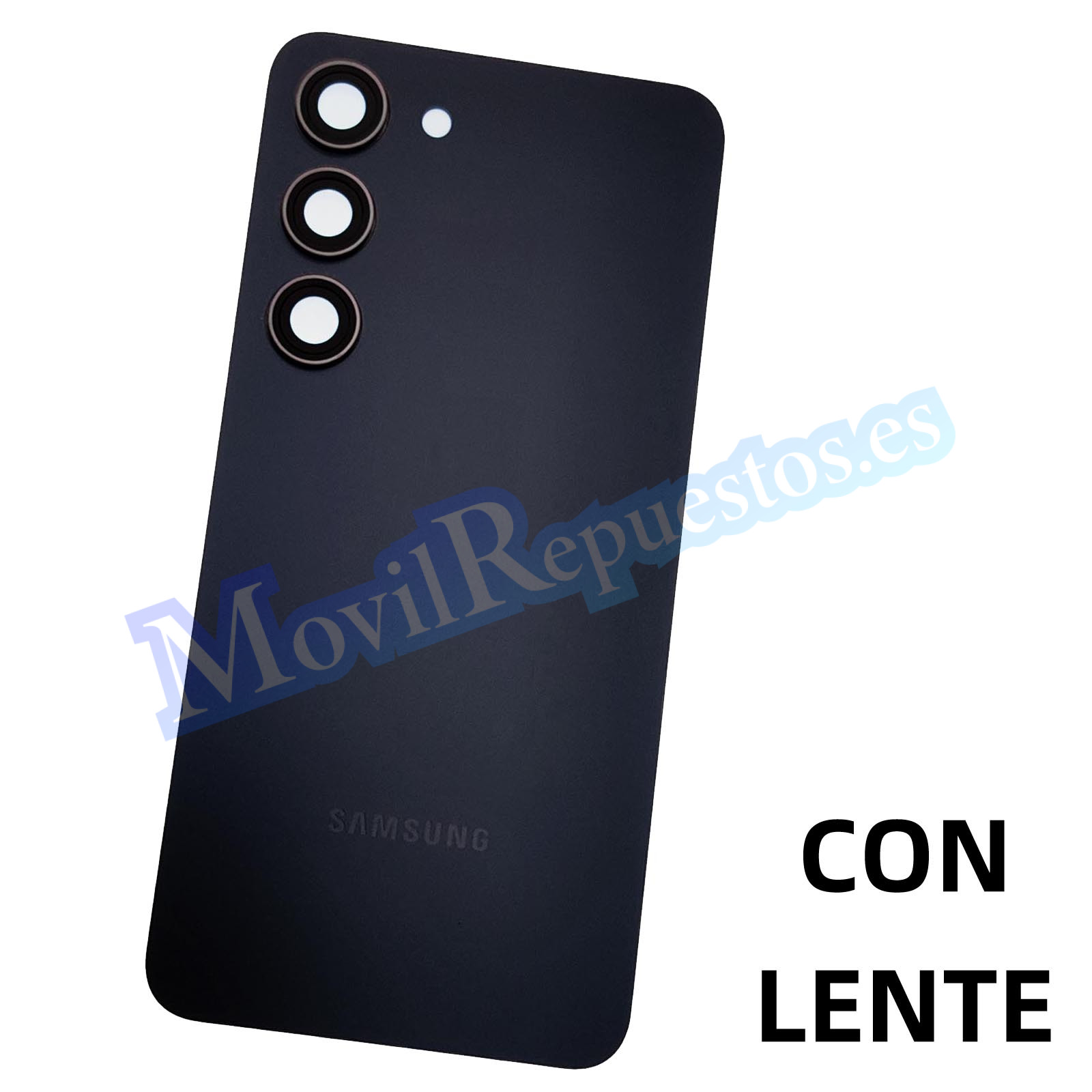 Tapa Trasera Con Lente para Samsung Galaxy S23 (2023) S911B – Negro 2