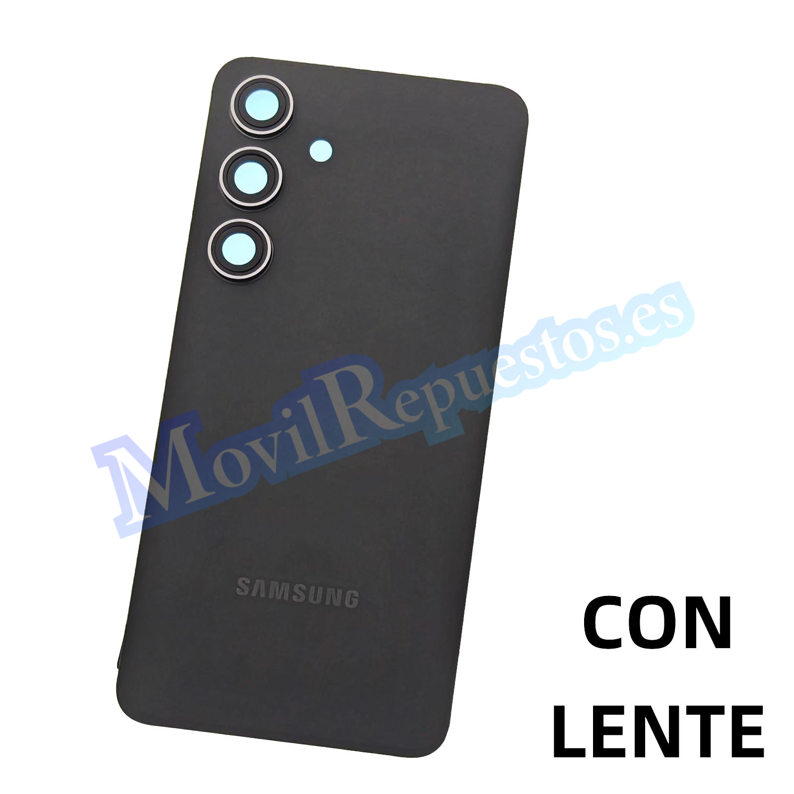 Tapa Trasera Con Lente para Samsung Galaxy S24 Negro 2