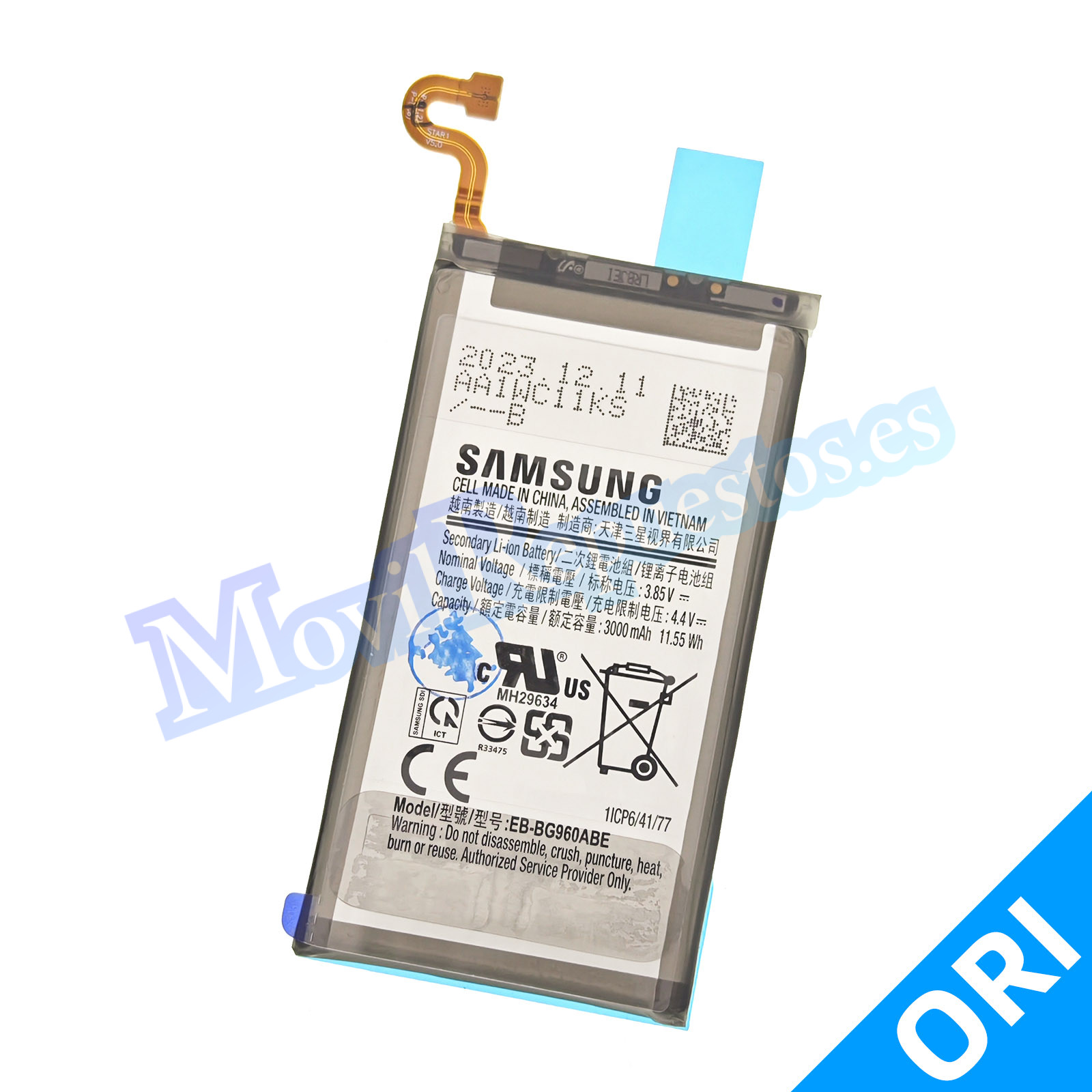 Bateria Original EB-BG960ABE Para Samsung Galaxy S9 G960F De 3000mAh – (Service Pack)