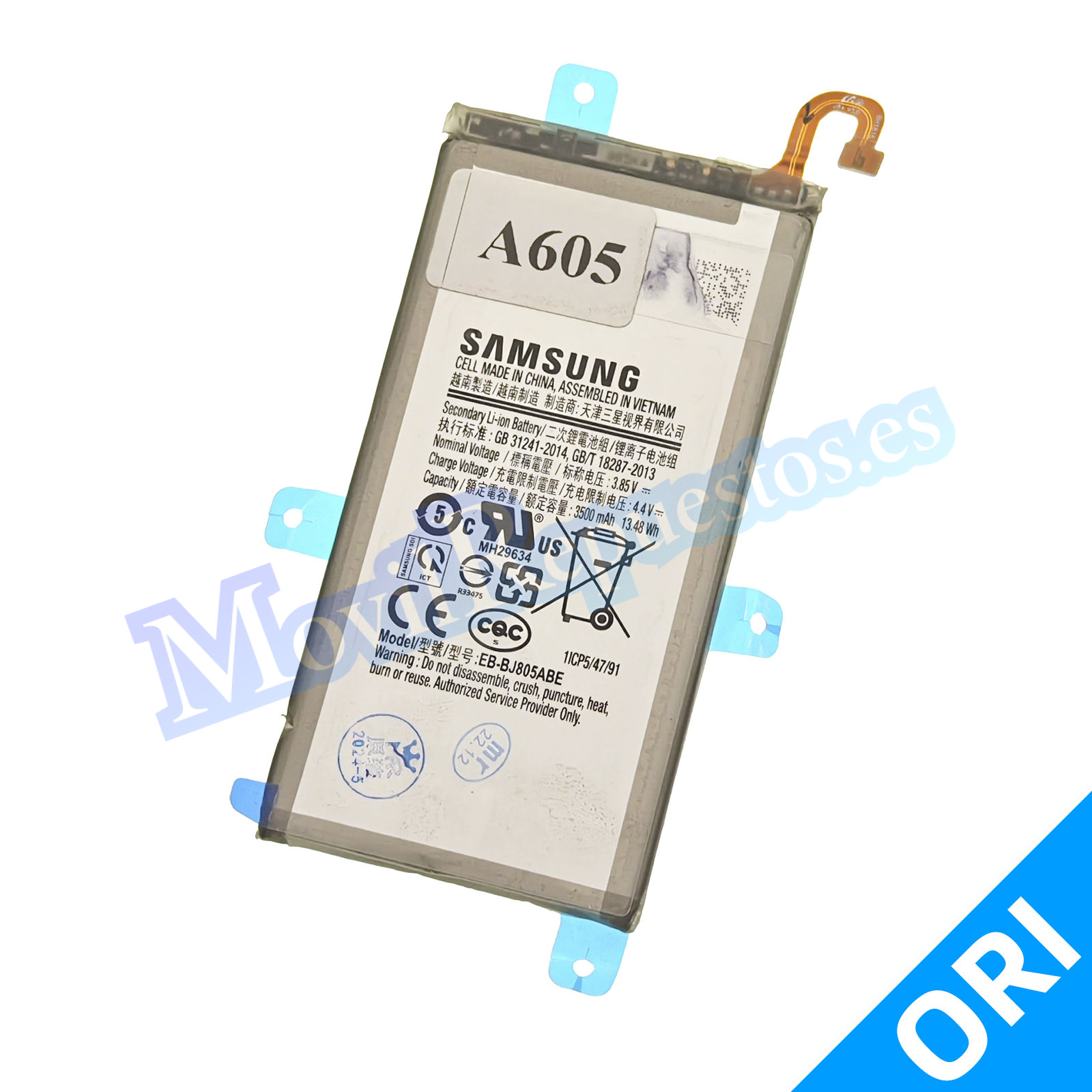 Batería Original EB-BJ805ABE para Samsung Galaxy A6 Plus 2018 A605F De 3500mAh – (Service Pack)