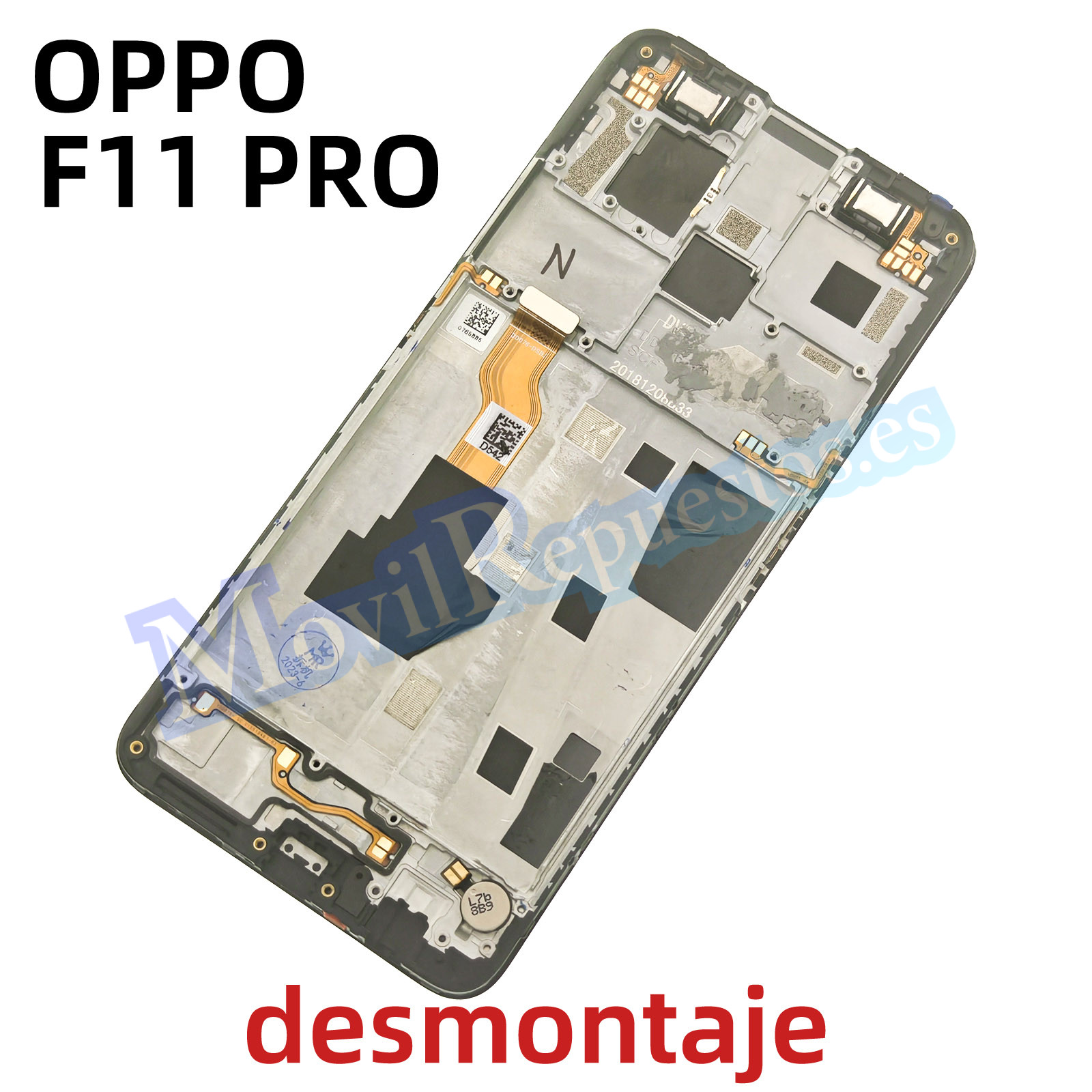 Pantalla Completa LCD Y Táctil para Oppo F11 Pro – Negro (De Desmontaje)