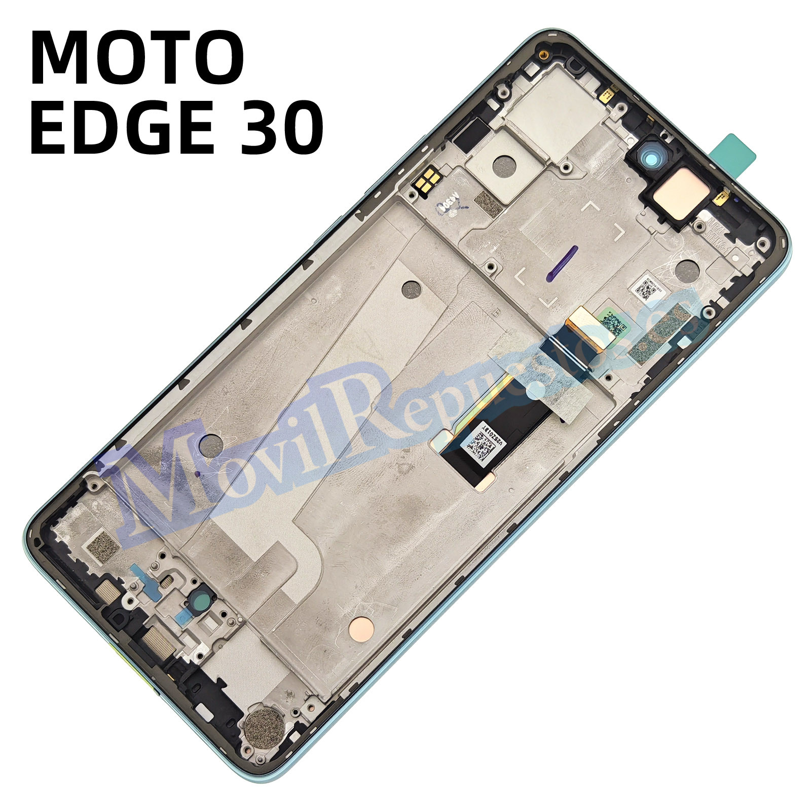 Pantalla Completa Original Con Marco LCD Y Táctil para Moto Edge 30 XT2203 – Azul Claro (Service Pack)