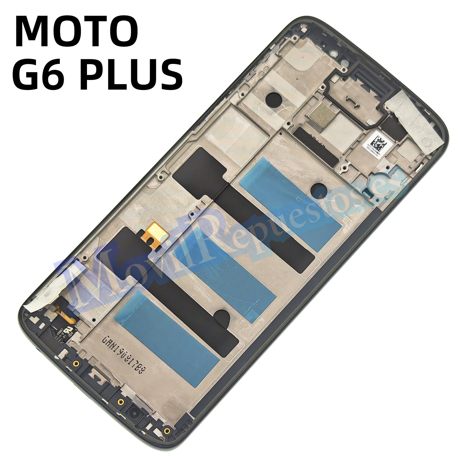 Pantalla Completa Original Con Marco LCD Y Táctil para Moto G6 Plus XT1926 – Negro (Service Pack)