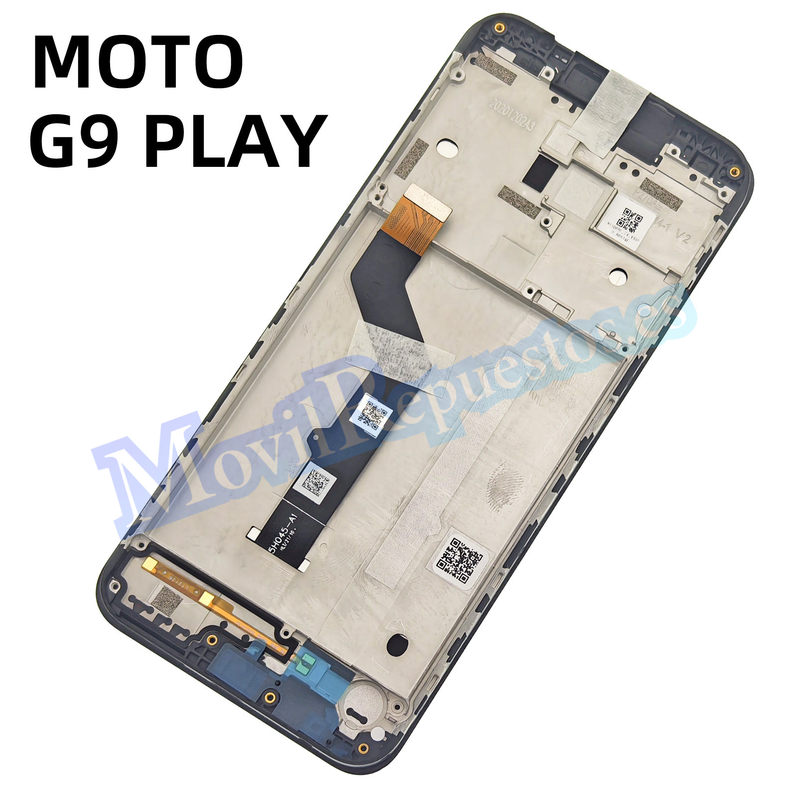 Pantalla Completa Original Con Marco LCD Y Táctil para Moto G9 Play XT2083 – Negro (Service Pack)