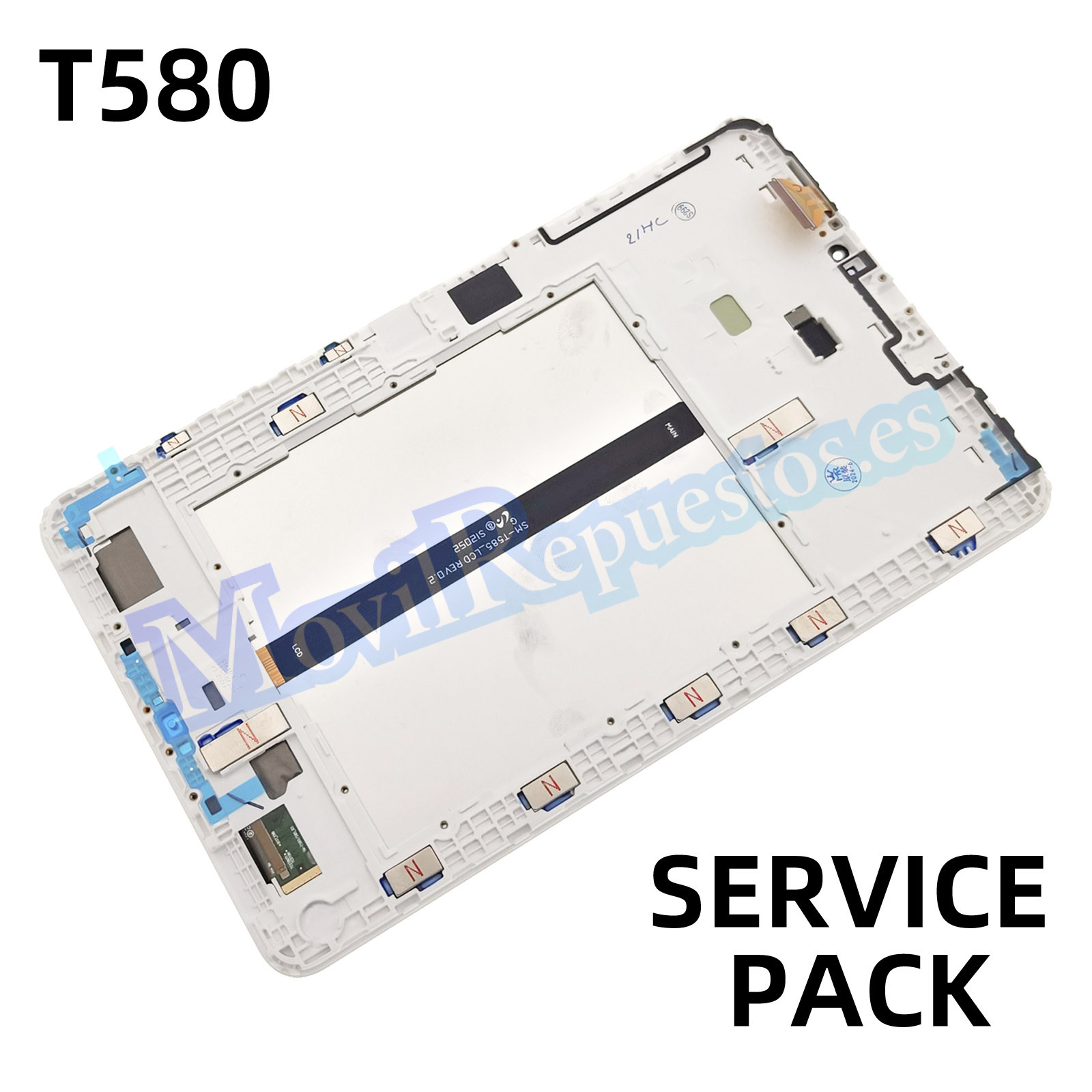 Pantalla Completa Original LCD Y Táctil para Samsung Galaxy Tab A 10.1 (2016) T580 T585 – Negro (Service Pack)