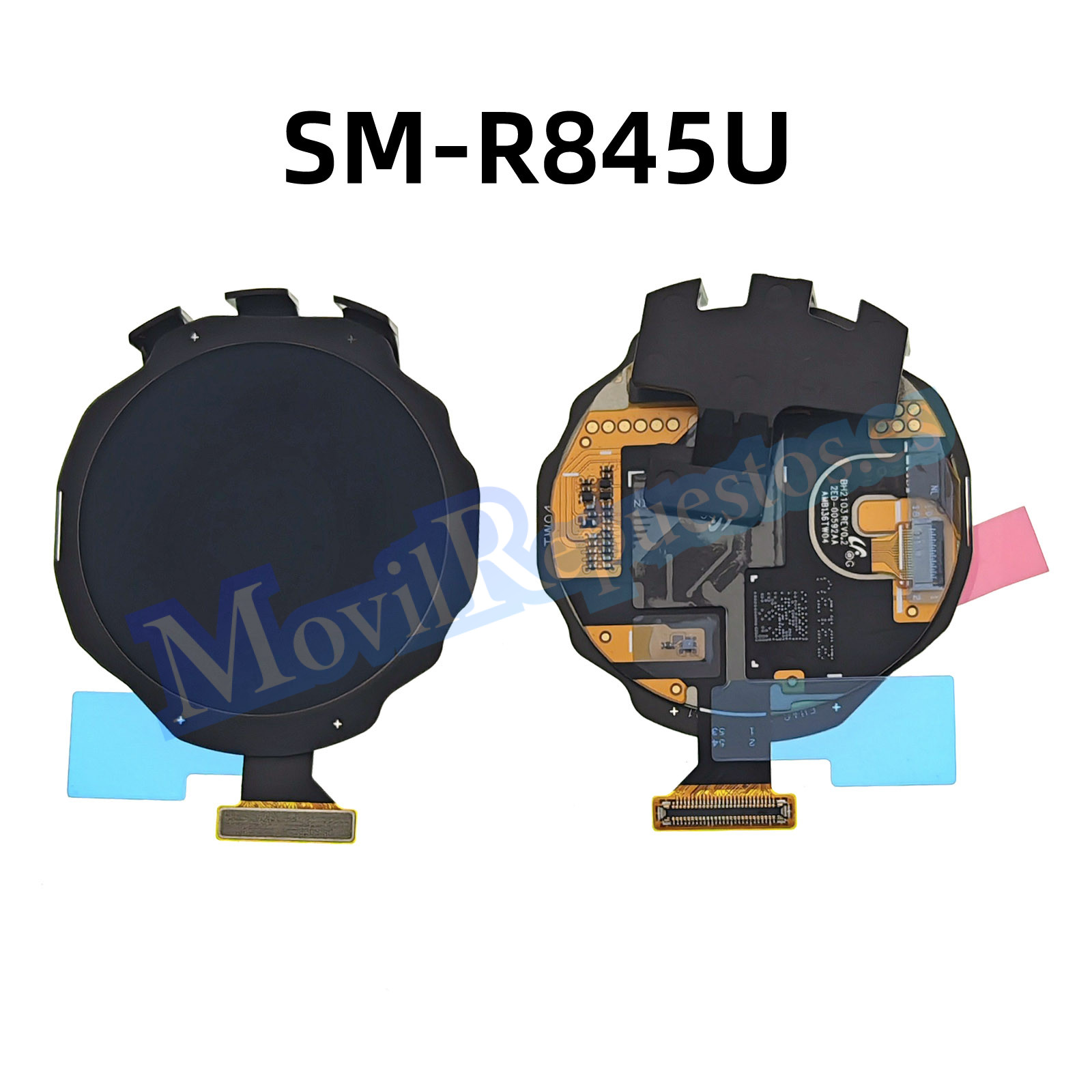 Pantalla Completa Original Sin Marco LCD Y Táctil para Samsung Galaxy Watch 3 45mm SM-R840U SM-R845U – Negro (Service Pack)