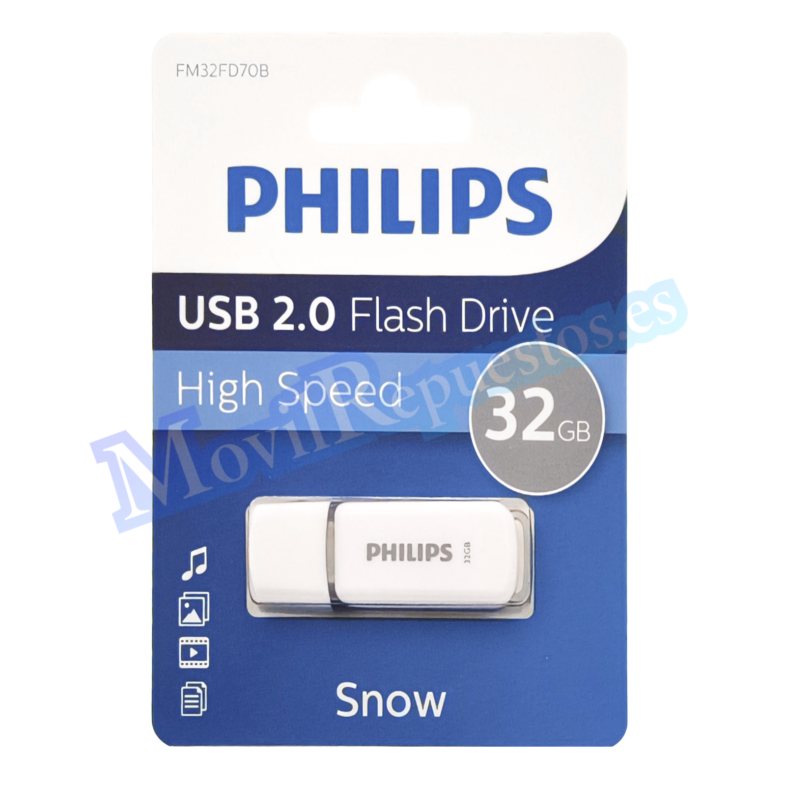 Pendrive PHILIPS USB 2.0 Flash Drive 32GB – FM32FD70B