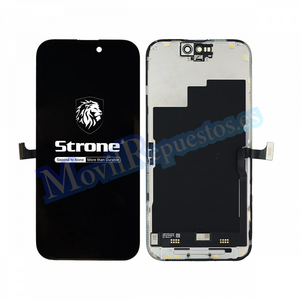 [STRONE] Pantalla Completa LCD Y Táctil para iPhone 15 Pro – Negro (OLED Flexible FOG) 2