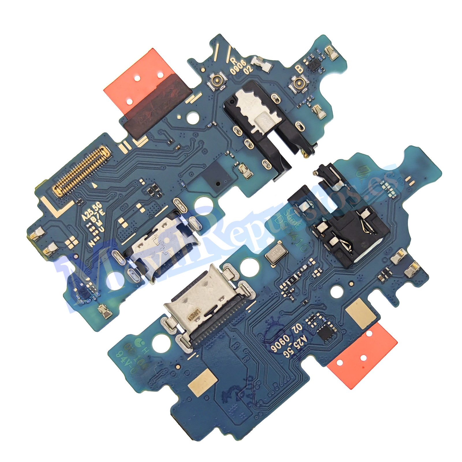 Placa De Conector Carga USB Tipo-C Con Micrófono Y Jack De Audio para Samsung Galaxy A25 5G