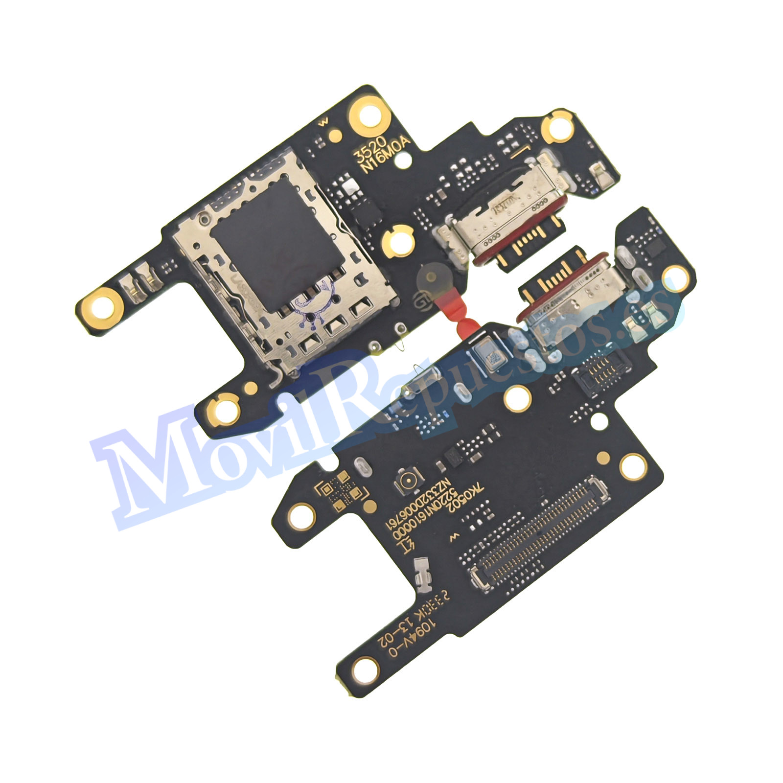 Placa De Conector Carga USB Tipo-C Con Micrófono para Xiaomi Redmi Note 13 Pro 5G