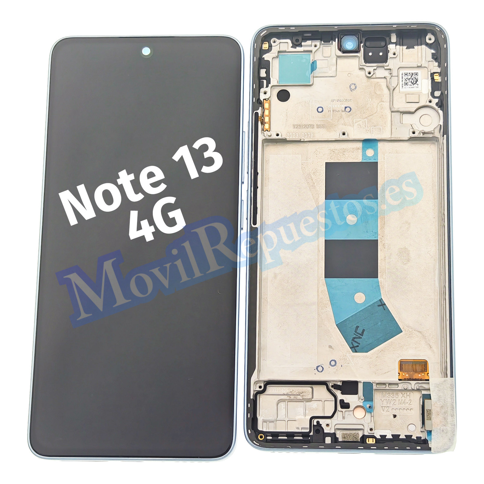 Pantalla Completa LCD Y Táctil Original Con Marco para Xiaomi Redmi Note 13 4G – Azul