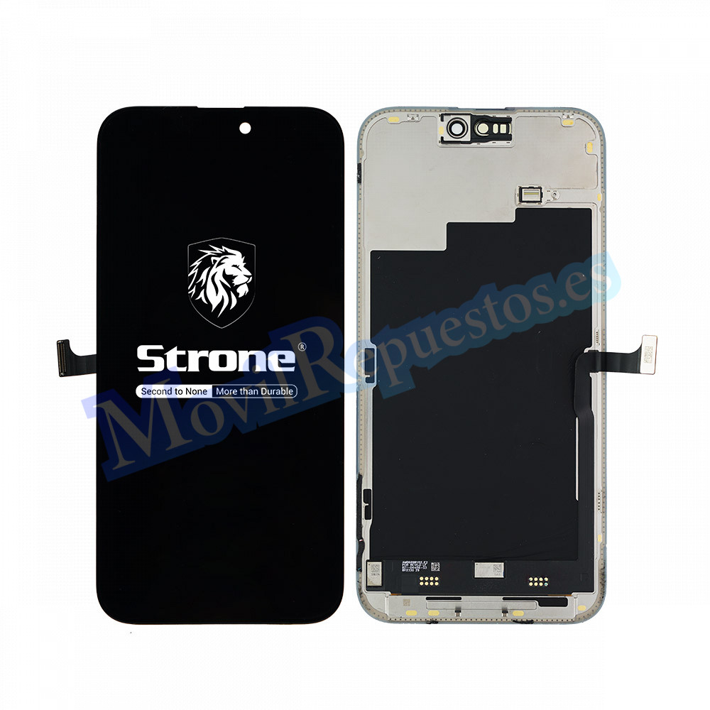 [STRONE] Pantalla Completa LCD Y Táctil para iPhone 15 Pro Max – Negro (OLED Flexible FOG) 2