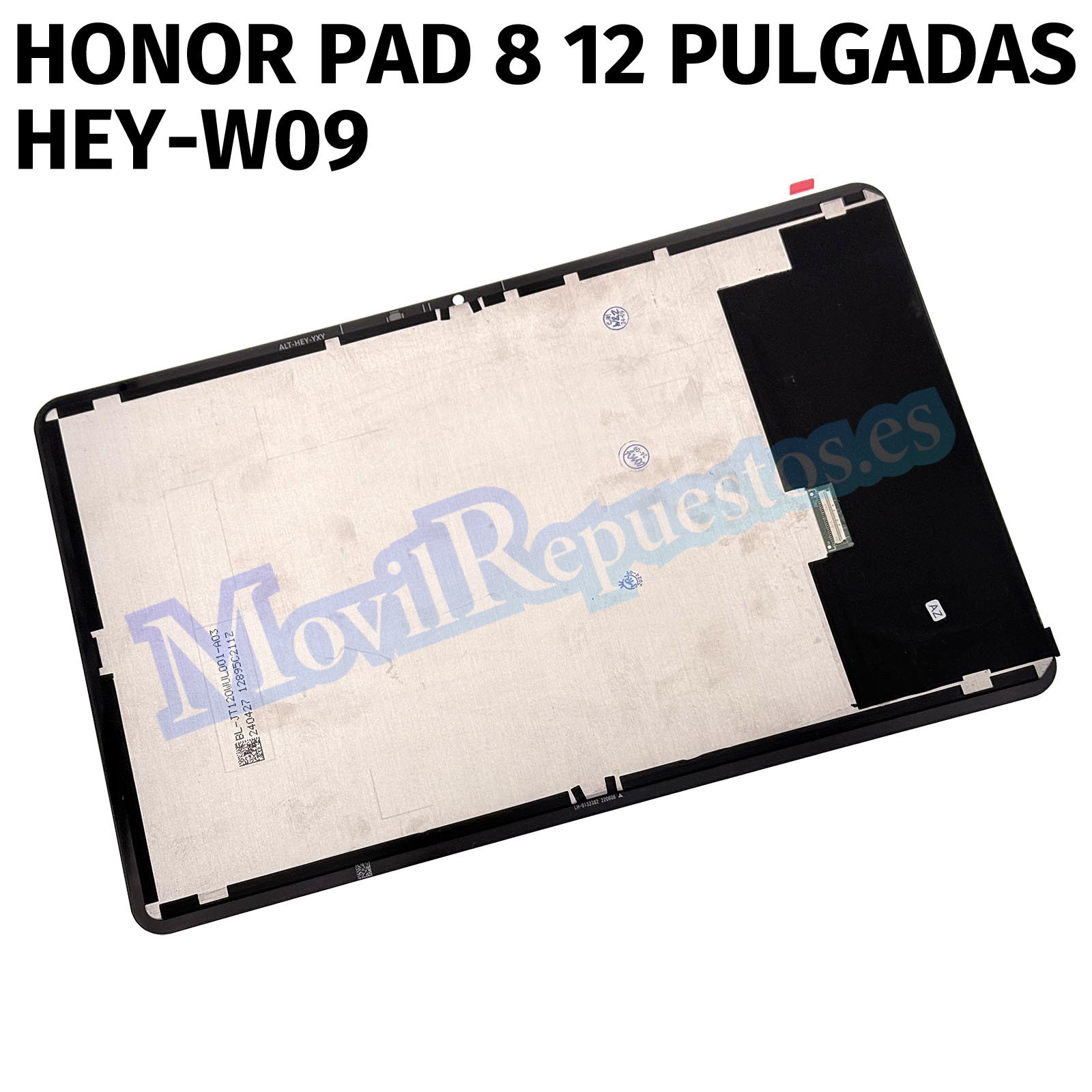 Pantalla Completa LCD Y Táctil para Honor Pad 8 12Pulgadas HEY-W09 – Negro