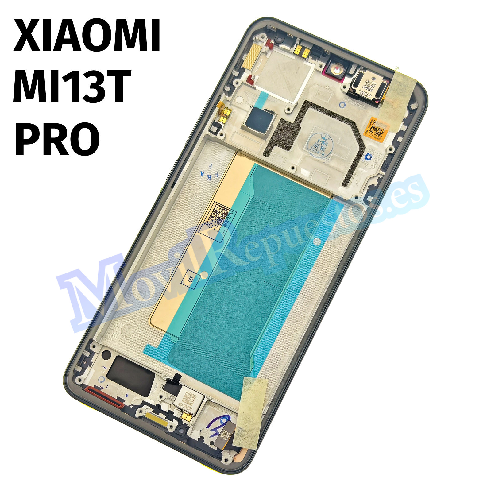 Pantalla Completa Original Con Marco para Xiaomi Mi13T Mi13T Pro – Negro