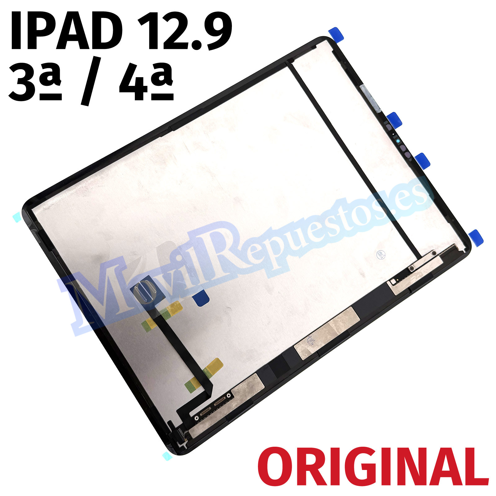 Pantalla Completa LCD Y Táctil para iPad Pro (12.9) 2018 3rd Gen 2020 4th Gen – Negro (Calidad Original)