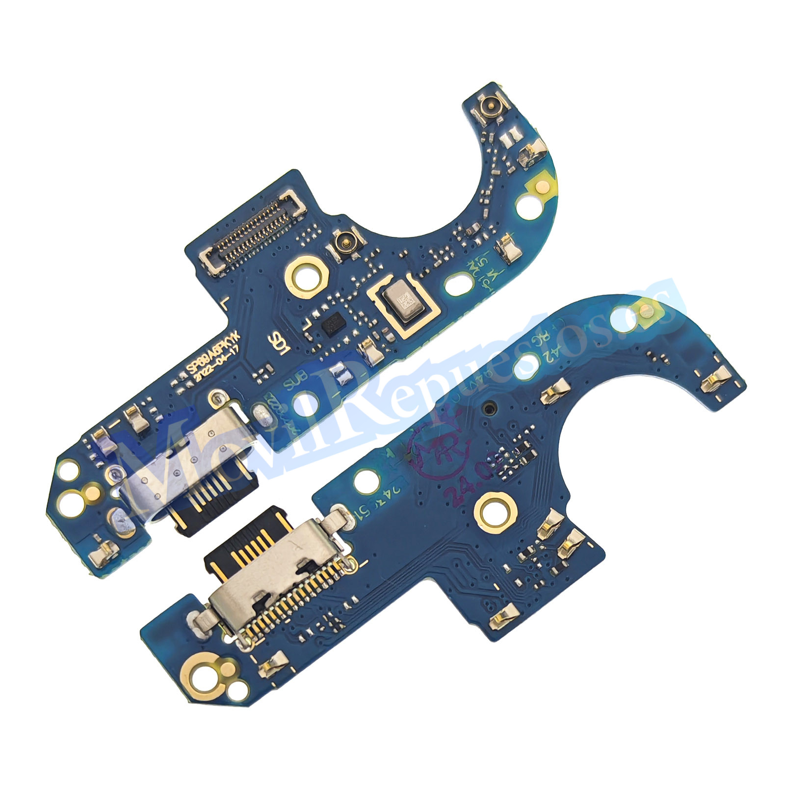 Placa De Conector Carga USB Tipo-C Con Micrófono Y Jack De Audio para Moto G42