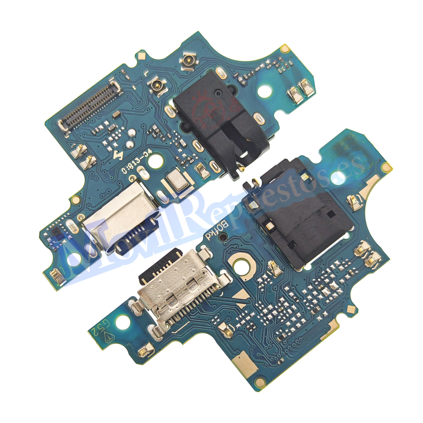 Placa De Conector Carga USB Tipo-C Con Micrófono Y Jack De Audio para Moto G52