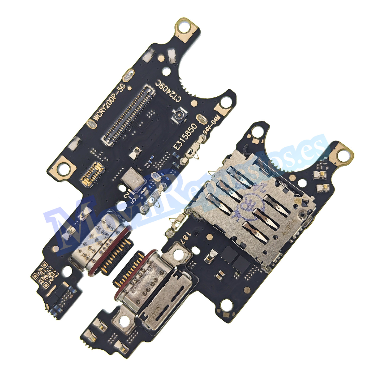 Placa De Conector Carga USB Tipo-C Con Micrófono Y Lector De Tarjeta SIM para Honor 200