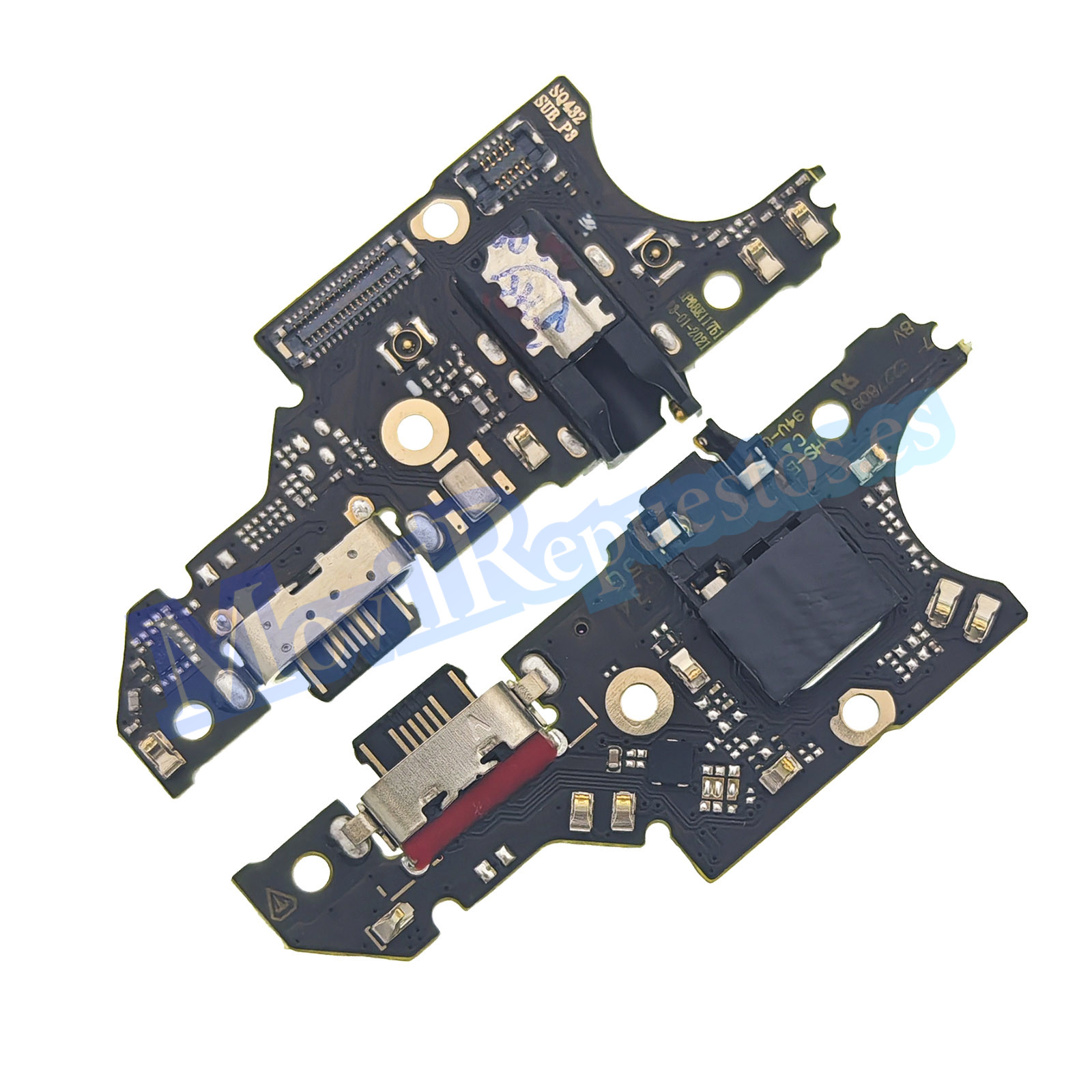 Placa De Conector Carga USB Tipo-C Con Micrófono y Jack De Audio para Moto G34