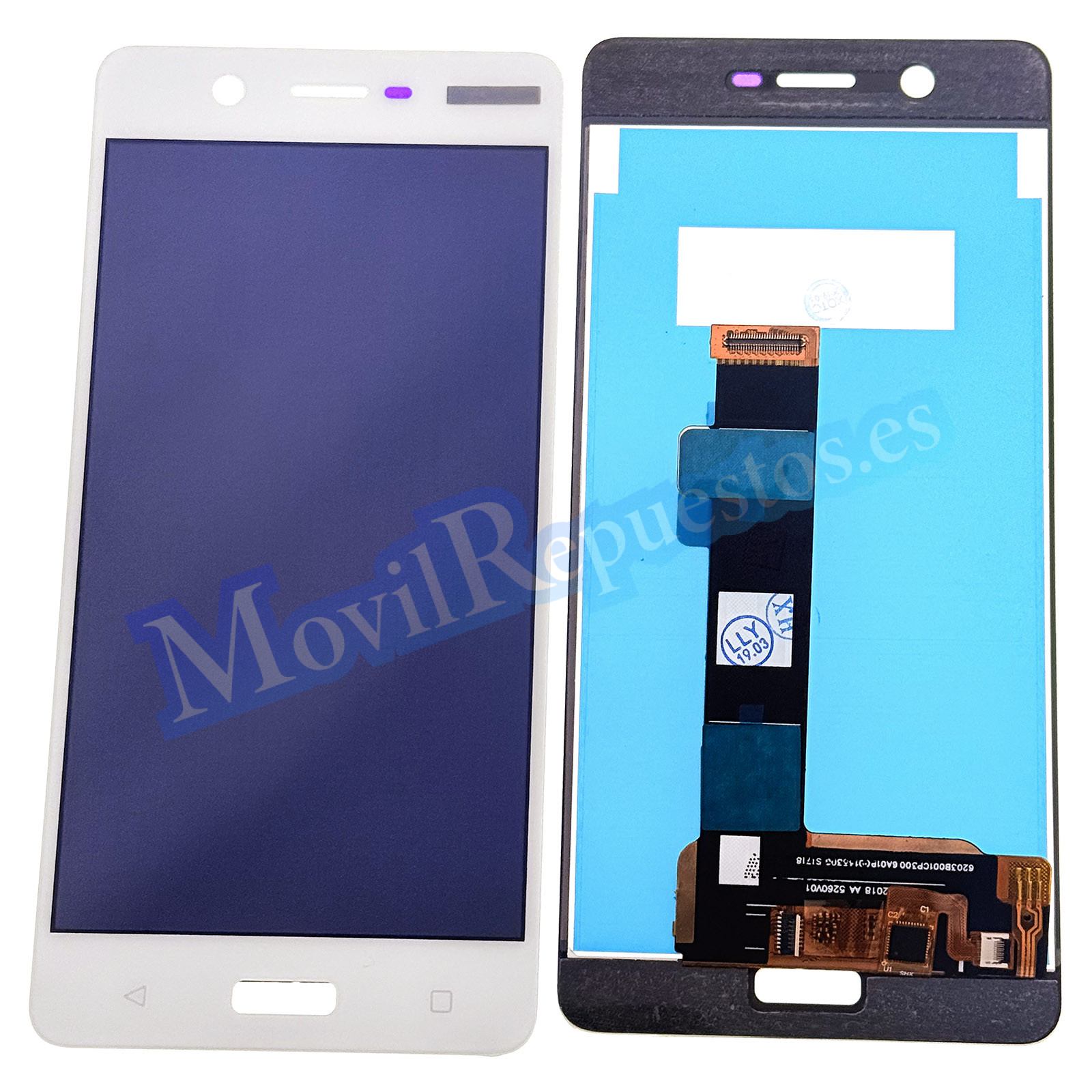 Pantalla Completa LCD Y Táctil para Nokia 5 N5 (TA-1024 TA-1027 TA-1044 TA-1053) – Blanco