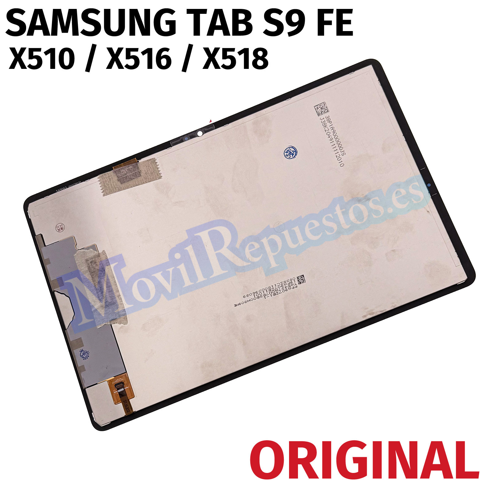 Pantalla Completa LCD Y Táctil para Samsung Galaxy Tab S9 FE 10.9 SM-X510 SM-X516B SM-X518U – Negro