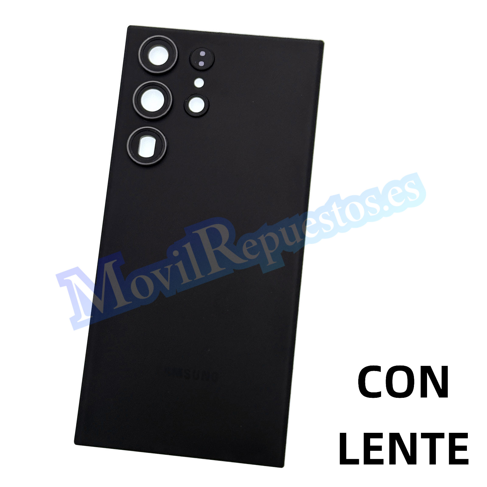 Tapa Trasera Con Lente para Samsung Galaxy S23 Ultra (2023) S918B – Negro