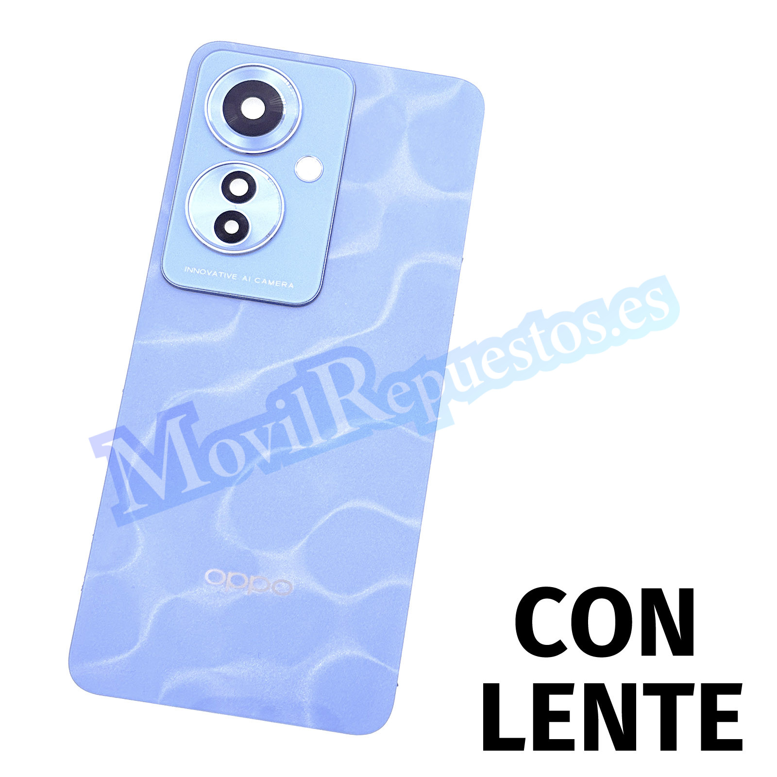 Tapa Trasera Con Lente para Oppo Reno11 F – Azul