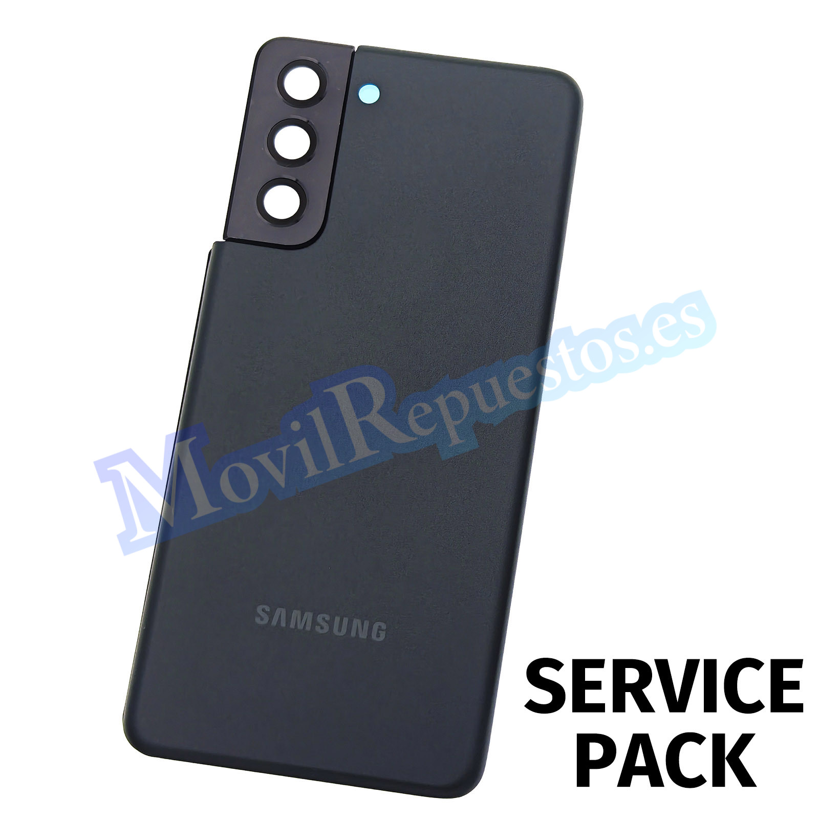 Tapa Trasera para Samsung Galaxy S21 G991 5G G991B S21 G990F – Negro (Service Pack)