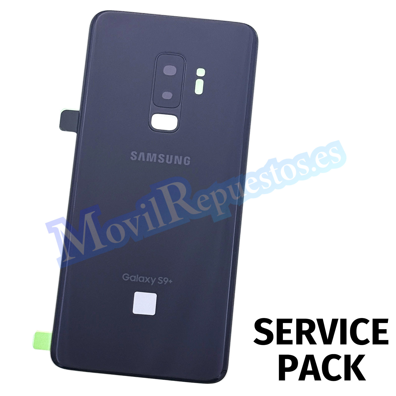 Tapa Trasera para Samsung Galaxy S9 Plus G965F – Negro (Service Pack)