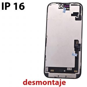 Pantalla Completa LCD Y Táctil para iPhone 16 - Negro (De Desmontaje) - Imagen 1