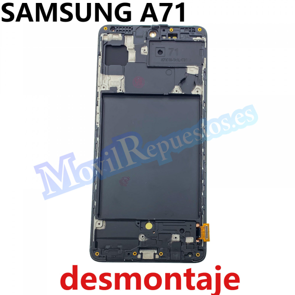 Pantalla Completa LCD Y Táctil para Samsung Galaxy A71 2019 A715F - Negro (De Desmontaje)
