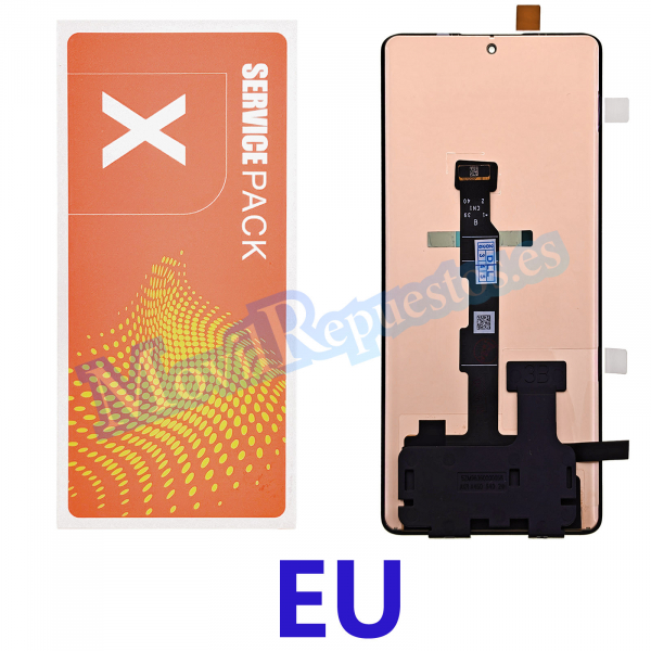 Pantalla Completa Original Sin Marco LCD Y Táctil para Xiaomi Redmi Note 14 Pro 4G - Negro (Service Pack) - EUROPA