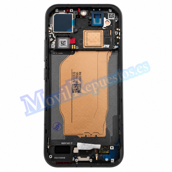 Pantalla Completa LCD Y Táctil Original Con Marco para Xiomi Mi17 5G - Negro (Service Pack)
