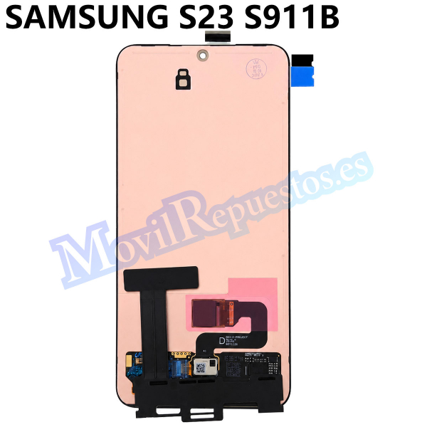 Pantalla Completa Original LCD Y Táctil Sin Marco para Samsung Galaxy S23 (2023) S911B - Negro (Service Pack)