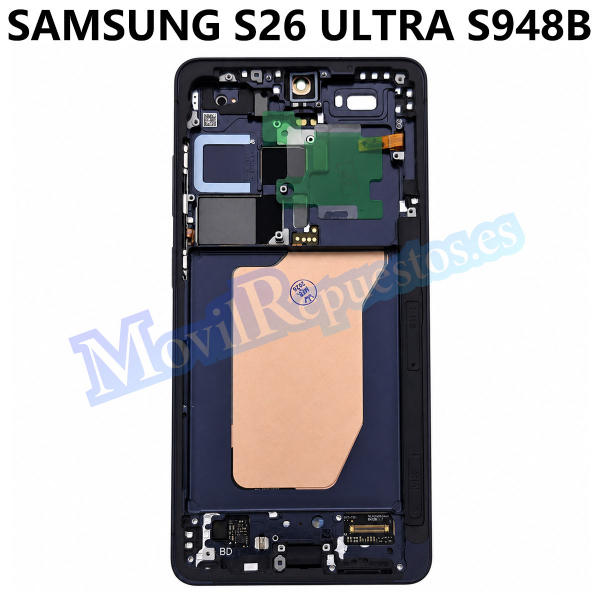 Pantalla Completa Original Con Marco LCD Y Táctil para Samsung Galaxy S26 Ultra 5G S948B (2026) - Negro (Assembled)